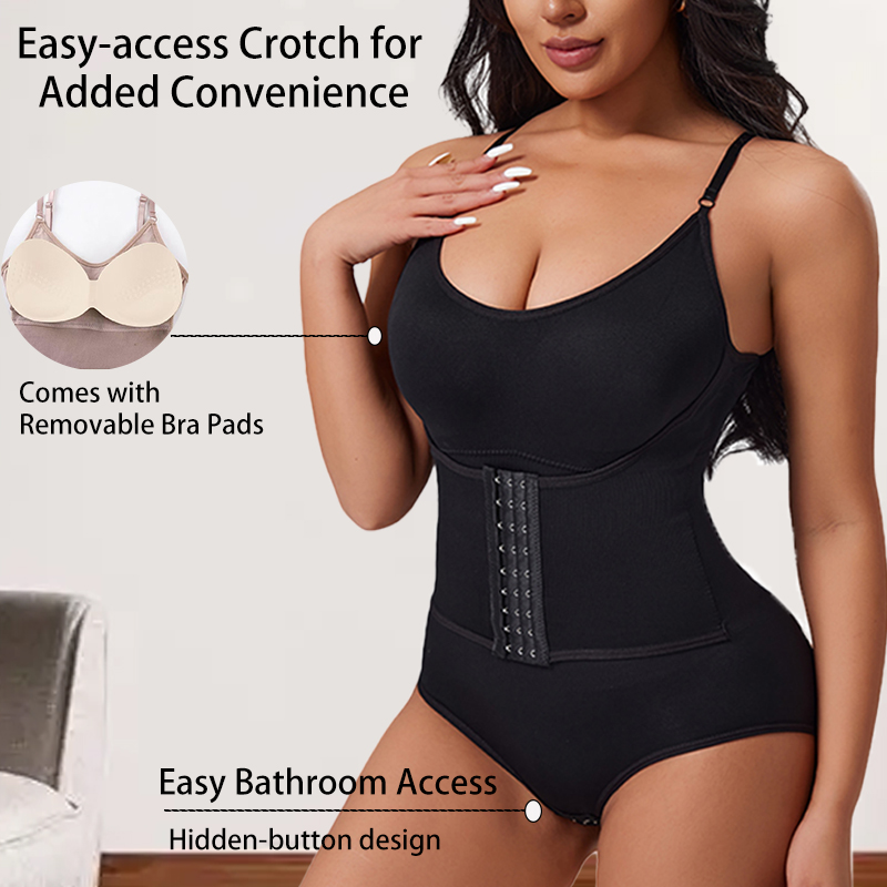 Push Up Bra Padded - Damen-Body-Shaper mit Po-Lifting-Effekt, Push-Up-BH, schlankmachender Taille,